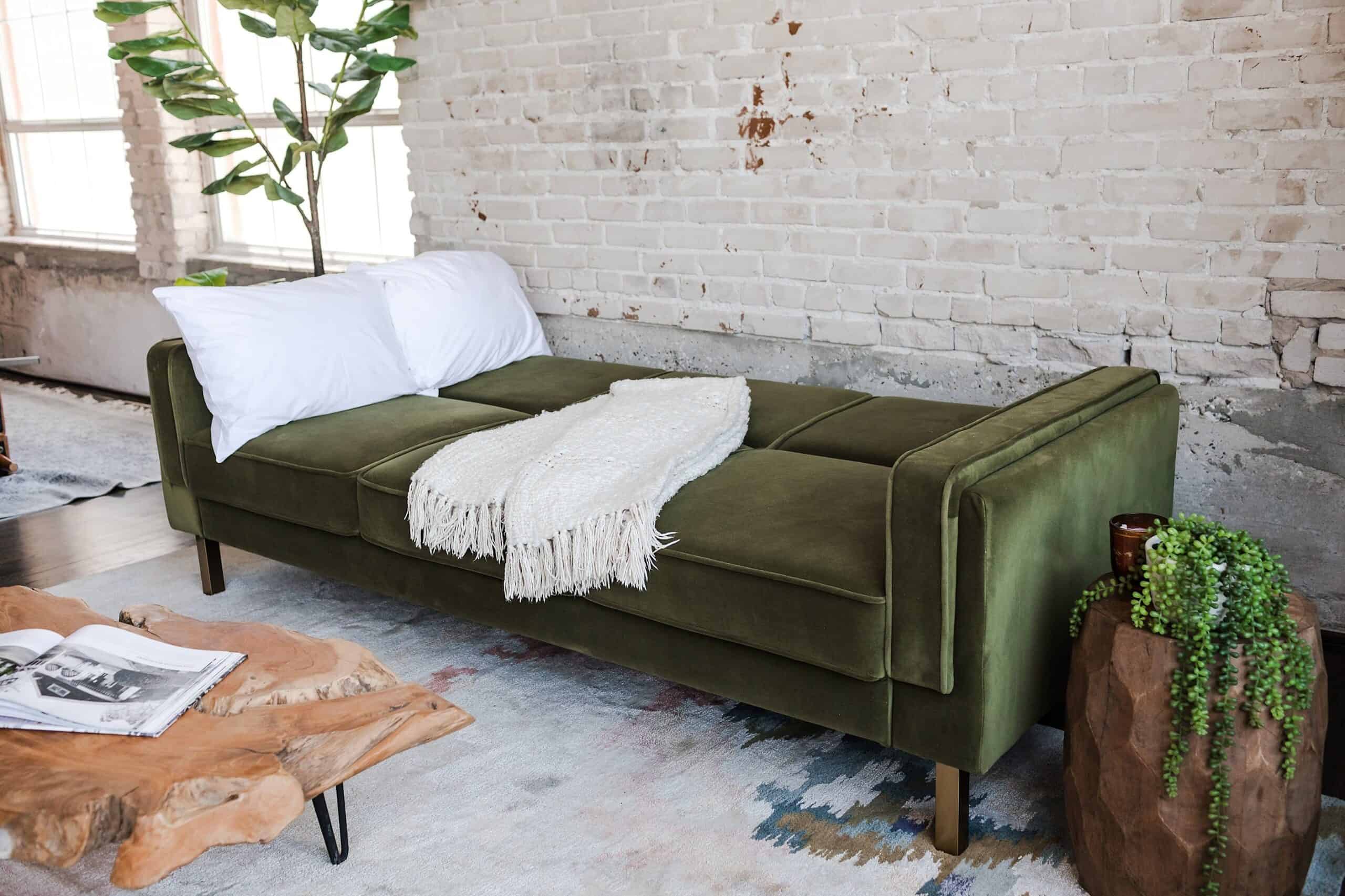 Trendy Velvet Couches