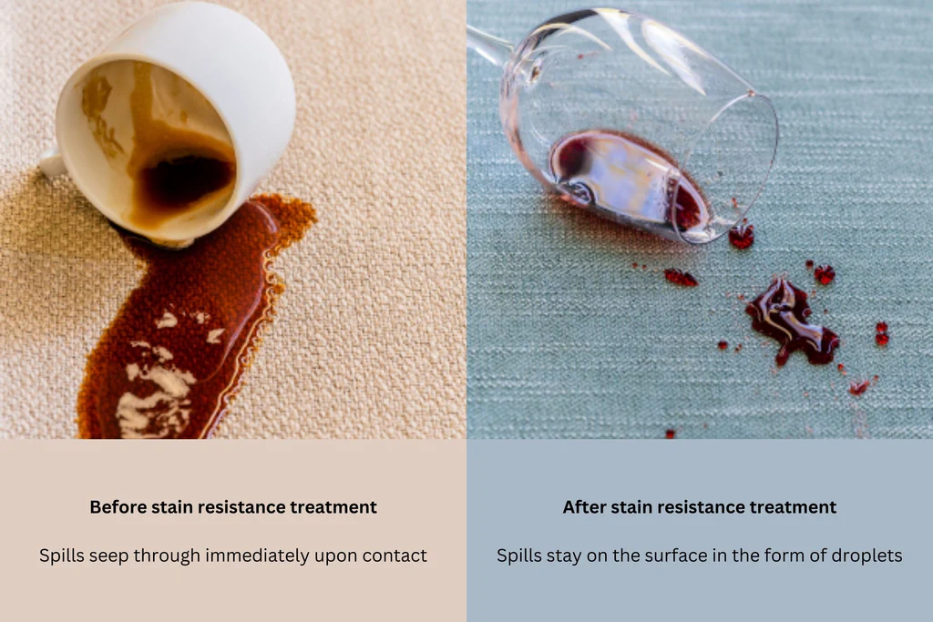 Stain-Resistant Fabric Couches